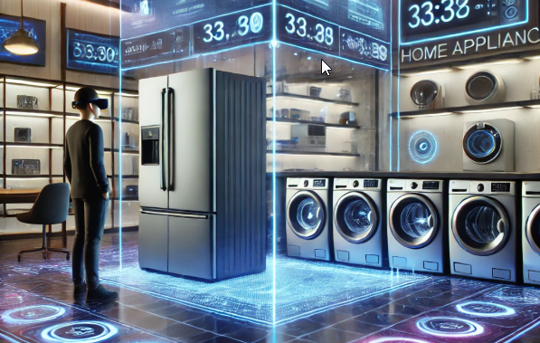 Virtual showroom innovations for home appliances